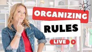 6 CRITICAL Organizing Rules for a Functional Home [upl. by Wershba]