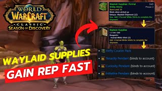 Where to farm WAYLAID SUPPLIES and gain revered  get REVERED fast  SOD Phase 2 [upl. by Lerad785]