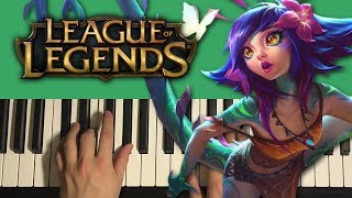 League Of Legends  Neeko Theme Piano Tutorial Lesson [upl. by Dianemarie]