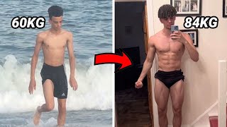 My 3 Year Body Transformation From Skinny To Muscular 1821 [upl. by Darnok756]