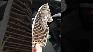 Nissan Navara D40 cabin air filter change [upl. by Amik]