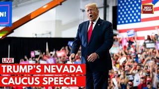 Donald Trump Speech LIVE Today  Donald Trump Addresses Nevada Caucus LIVE  India Today News Live [upl. by Templas608]