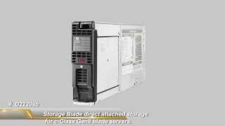 D2220sb HP direct attached storage for cClass servers [upl. by Loren506]