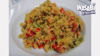 Cómo hacer Quinoa con verduras [upl. by Kinna]