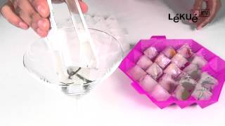 Lékué TV  Ice Cube  Recette  Glaçons aromatisés [upl. by Essile]