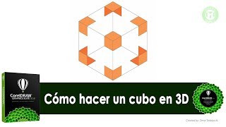 Cómo hacer un cubo en 3D  CorelDRAW 2018 [upl. by Michelle91]