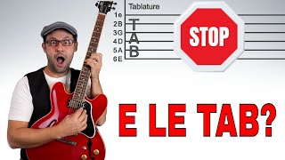 CHITARRA COME USARE E LEGGERE LE TAB TABLATURE  LA LEZIONE PIU IMPORTANTE DI TUTTE [upl. by Beera]