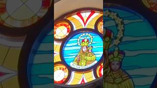 மாதா Wonderful Glass paintings shorts catholicchurch glasspainting [upl. by Sheridan]