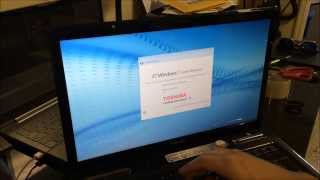 How to ║ Restore Reset a Toshiba Satellite to Factory Settings ║ Windows 7 [upl. by Jedd]