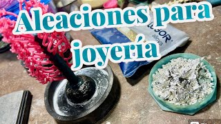 Aleaciones para joyería [upl. by Anaihs11]