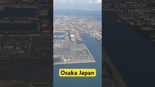 Landing on a man made island plane travel japan [upl. by Lamee401]