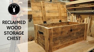 Build a storage chest from reclaimed wood [upl. by Ainirtak795]