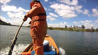 Bateau SK14 episode 3 piratepetester Dances 46 Nautical miles down the Waikato River New Zealand [upl. by Neiluj665]