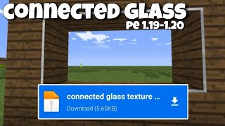 connected glass texture pack mcpe 120  minecraft connected glass texture pack 119 BugWheel [upl. by Ynez236]