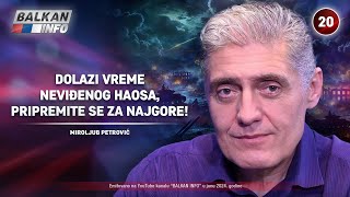 INTERVJU Miroljub Petrović  Dolazi vreme neviđenog haosa pripremite se za najgore 2462024 [upl. by Ahdar]