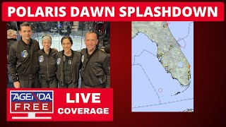 SpaceX Polaris Dawn Splashdown  LIVE Breaking News Coverage [upl. by Yerg]