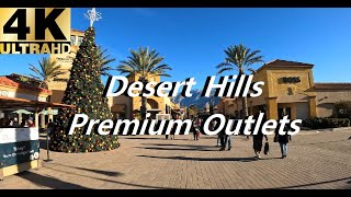 Desert Hills Premium Outlets Shopping Mall Cabazon Walkthrough [upl. by Kerril338]