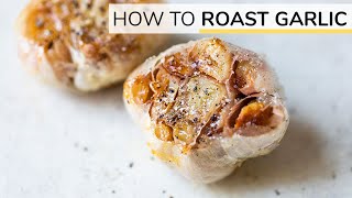 HOWTO ROAST GARLIC  roasted garlic recipe [upl. by Carey]