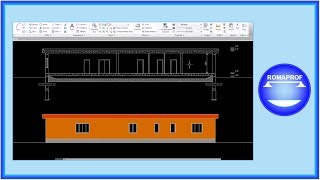 PROSPETTO DI UNA VILLETTA IN AUTOCAD 203 [upl. by Analra]