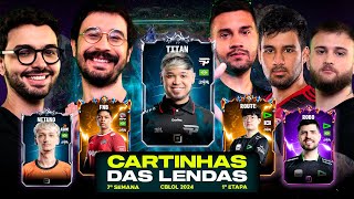 CARTINHAS DAS LENDAS TITAN PIOR QUE MICAO  CBLOL 2024 1º Split  Semana 7 [upl. by Ferree]