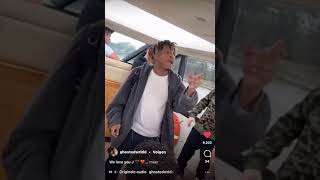 Juice WRLD singing 4 days before he died with the kid laroi and Ally Lotti [upl. by Dambro]