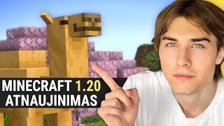 Apžiūrėjom Naują Minecraft Atnaujinimą [upl. by Euqirne]