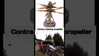 contra rotating propeller work mechanism mechanicalengineering automobile [upl. by Anirat]