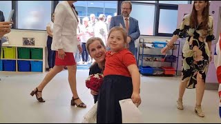 Royal Couple visit St Martins School [upl. by Schilling]