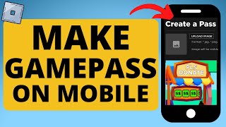 How to Make Gamepass in Pls Donate Roblox Mobile  Updated 2023  iPhone amp Android [upl. by Vasya]