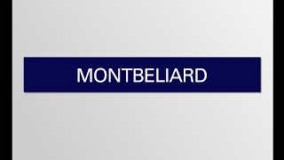 Annonce SNCF Montbéliard ici Montbéliard [upl. by Morgun]