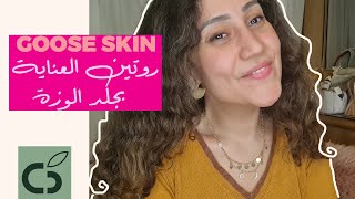 94 GOOSESTRAWBERRY SKIN quotskin care routinequot  روتين العناية بجلد الوزة [upl. by Gemma]