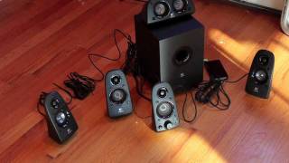 Logitech Z506 Speakers Unboxing Setup Sound Test [upl. by Burt]