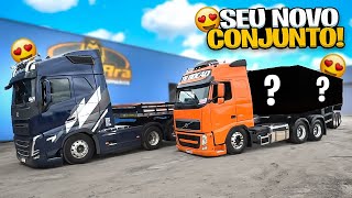 APRESENTO A VOCÊS A NOVA CARRETA DO SEU FH LARANJA 😍 FAIXAS NOVAS NO ZIZO ADESIVOS [upl. by Yerahcaz684]