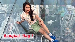 Bangkok Day 1  Mahanakhon Sky walk  Barsha Rani Bishaya  Bhaskar Boruah [upl. by Amluz]