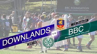 1st XV  Downlands College vs Brisbane Boys College [upl. by Nathanil]