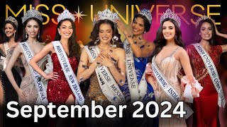 What You Missed in September 2024 👑 Miss Universe 2024 Update [upl. by Gwenni]