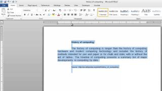 How to Indent Text in Word [upl. by Prouty]