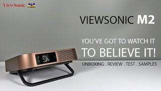 Viewsonic M2  Stream directly from your projector  Full Review  Sample Footage [upl. by Enajaras]