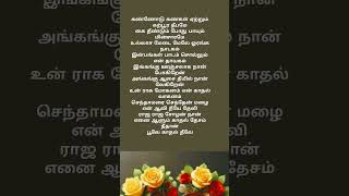 Raja Raja Solan song Kannodu Kangal lyrics80s90shits tamilsonglyrics kjyesudas ilayaraja [upl. by Idelle553]