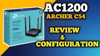 Tplink router AC1200 access point configuration l Review [upl. by Byers]