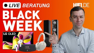 Black Week TV amp HIFI Live Beratung  Fernseher Soundbars Kopfhörer amp mehr deals [upl. by Ennirok32]