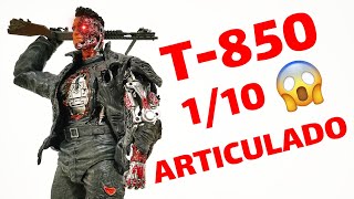 🦾😎 Terminator T850 Super Soldier Mechanical Battle Damage 110 Arnold Schwarzenegger 👍🏻 [upl. by Ynnot]