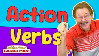 Get into Action With Action Verbs  Jack Hartmann [upl. by Anett]