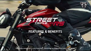 2023 Triumph STREET TRIPLE 765 RS Features amp Benefits  Fowlers Triumph [upl. by Aerdna]