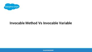 Invocable Method Vs Invocable Variable [upl. by Cock233]