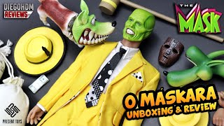 THE MASK 16 Present Toys O Máskara Unboxing e Review BR  DiegoHDM [upl. by Airbmak]