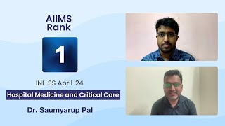 INISS Apr ’24 Critical Care AML 1 Dr Saumyarup Pal in conversation with Dr Riddhi Kundu [upl. by Sadoff]