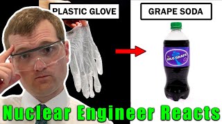 Nuclear Engineer Reacts to NileRed Turning Plastic Gloves into Grape Soda [upl. by Amandie]