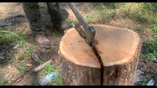 Fiskars super splitting axe review 4 years later [upl. by Stout]