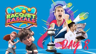 LIVE  Gauff Djokovic De Minaur  AO Racquet Rascals Day 8  Australian Open 2024 [upl. by Eednim]